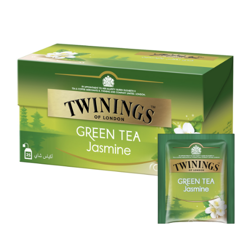 شاي اخضر بالياسمين 25كيس 45غ تويننجز